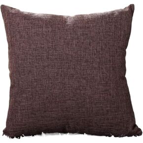 Linen Throw Pillow Case Cushion Covers Set of 4 Pcs,Solid Color Decorative Pillowcase Soft Environment-Friendly,Perfect(A,50X50cm)(B,40X40cm)