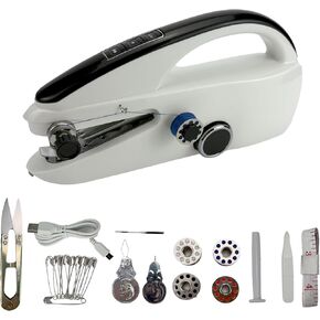 Handheld Sewing Machine,Portable,Small Sewing Machine Mini,Fast Sewing Speed,Easy To Use For Adults/Beginners,Diy Home Machine,Suitable For Sewing Clothes/Hemming