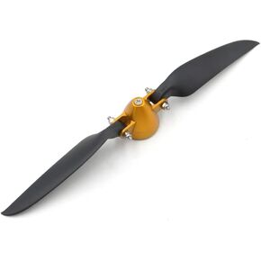 Folding Propeller 8X6 9X6 10X8 11X6inch Foldable Propeller Aluminum Alloy Spinner 3.0 3.17 4.0mm Motor Mount Hole for RC Glider(8x6(4.0MM))