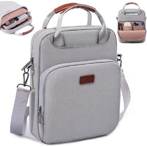 Book Carrying Bag with Shoulder Strap- Sturdy Book Sleeve with Zipper for Book Lovers- Book Protector Case
