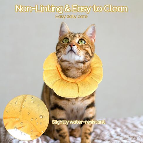 Soft Dog Cone Collar,Dog Donut Collar After Surgey, Flower Shape Dogs Cone Alternative, Adjustable Cat Collars for Medium Large Dogs(M) in Saudi Arabia