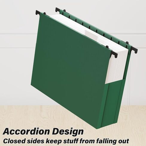 Plastic Hanging File Folders,Letter Size,6 Pack Reinforced Expanding Hang Folder,Accordian Pocket,Extra Capacity,Heavy Duty 3 Inch Expansion,Hanging Folder Organizer for Office,Colored File Folders in Saudi Arabia