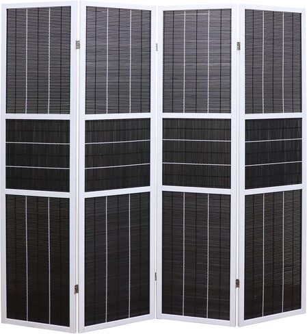 4 Panel 6ft Tall Modern Style Standing Wall Partition Room Divider Panel Indoor Separation, Folding Privacy Screens, Living Room, Partition & Space Divider, Freestanding Inexpensive in Kuwait