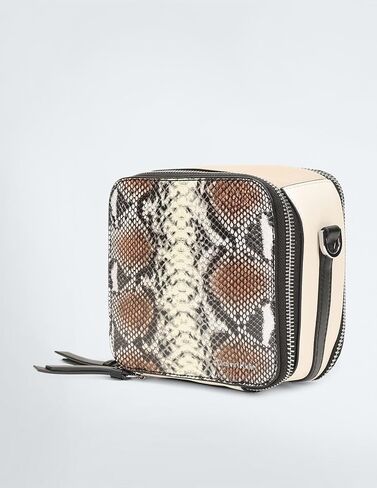 Calvin Klein Argo Organizational Cube Crossbody, Black/Silver in Saudi Arabia