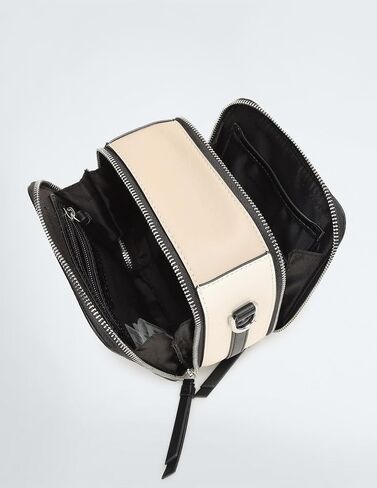 Calvin Klein Argo Organizational Cube Crossbody, Black/Silver in Saudi Arabia