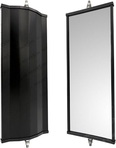 Side Door Mirror For ISUZU NPR NQR NRR NPR-HD NRR 3.9L 4.8L 5.2L 5.7L 6.0L 1986-2007 West coast Rearview mirror Left or Right Side Black in Saudi Arabia