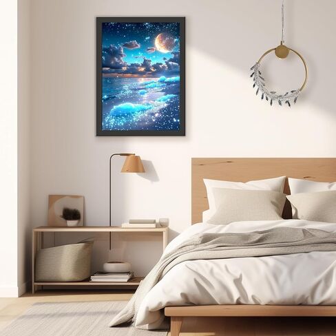 مجموعات فنية من TOSTOG Pirate Galleon Diamond Art للبالغين، مجموعات طلاء ألماس DIY للمبتدئين، فن الأحجار الكريمة الماسي 5D، قماش مقاوم للماء مع ملحقات كاملة لفكرة ديكور المنزل 30 * 40 سم / 12 * 16 بوصة in Kuwait