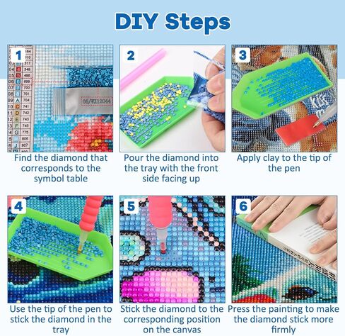 TOSTOG Pirate Galleon Diamond Art Kits for Adults, DIY Diamond Painting Kits for Beginner, 5D Diamond Crafts Gem Art, Waterproof Canvas with Full Accessories for Home Decor Idea 30 * 40 cm/12 * 16 in in Saudi Arabia