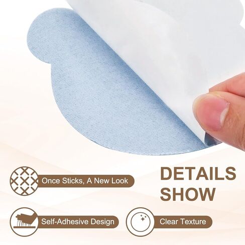 PATIKIL Leather Repair Patch, 2 Pcs 4 x 3.5 Inch Self-Adhesive Vinyl Patch Furniture Tape Repair Kit for Sofas Couches Stools Chairs Cabinets Bags, Silver in Kuwait