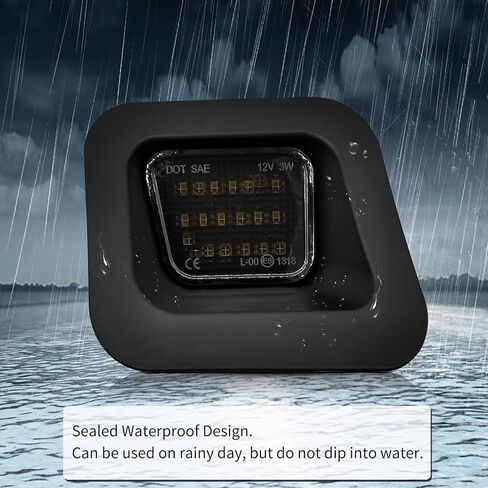 LED License Plate Lights Tag Lamp Assembly Compatible with Dodge Durango 2014-2022 Pickup Truck, Clear Lens 6500K White in Kuwait