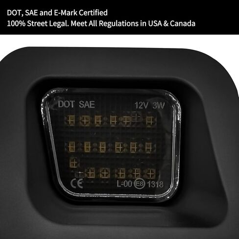 LED License Plate Lights Tag Lamp Assembly Compatible with Dodge Durango 2014-2022 Pickup Truck, Clear Lens 6500K White in Kuwait