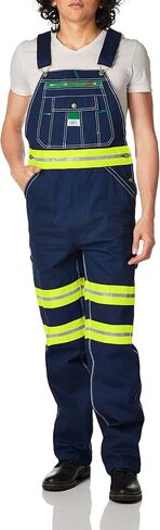 Liberty mens Hi-vis Bib overalls and coveralls workwear apparel, Hi-vis Orange, 40W x 32L US in Saudi Arabia