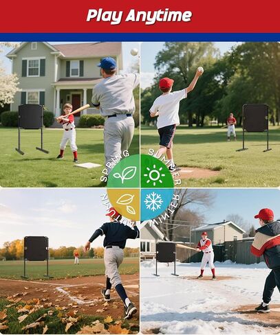 Garbuildman Baseball Strike Zone Target for Plastic Balls, Portable Metal Frame Pitching & Hitting Training Tool for Outdoor in Kuwait