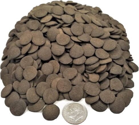 الأطعمة المائية Ultra Multi-Worm 12mm-1/2 '' رقائق غرق من 6 أنواع من الديدان. مثالي للأسماك السفلية ، plecos ، الروبيان ، القواقع ، جراد البحر ، جميع الأسماك الاستوائية العاشبة والحيوية ... 1/2 رطل ، بنية in Kuwait