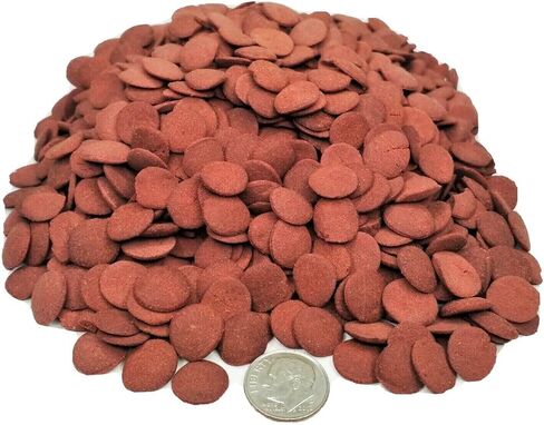 الأطعمة المائية Ultra Multi-Worm 12mm-1/2 '' رقائق غرق من 6 أنواع من الديدان. مثالي للأسماك السفلية ، plecos ، الروبيان ، القواقع ، جراد البحر ، جميع الأسماك الاستوائية العاشبة والحيوية ... 1/2 رطل ، بنية in Kuwait