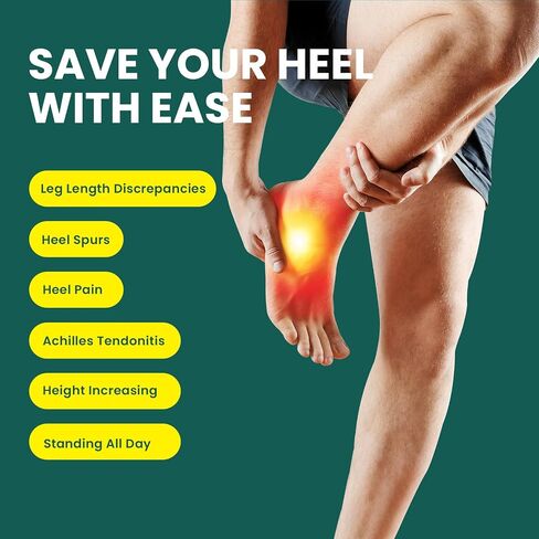 Adjustable Heel Lifts for Men Shoes -(2 Pairs) Welnove 4 Layers Orthopedic Shoe Lifts for Leg Length Discrepancy - Height Increase Insoles for Women Uneven Legs 1/4" 1/2" 3/4" 1", Large in Saudi Arabia