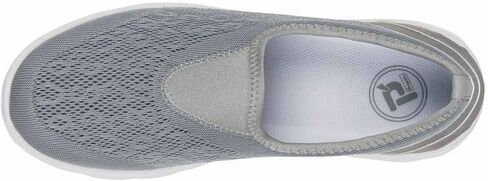 Propét Womens TravelActiv Slip-on Fashion Sneakers, Black, 8 X-Wide US in Saudi Arabia