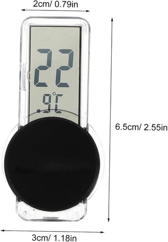 Milisten Digital Reptile Thermometer Aquarium Temperature Monitoring Tool for Fish Tank and Terrarium Reliable Temperature with Digital Display for Lizards Turtles and Reptile in Saudi Arabia