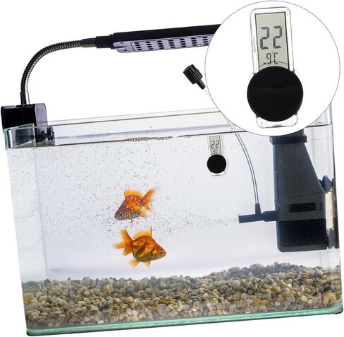 Milisten Digital Reptile Thermometer Aquarium Temperature Monitoring Tool for Fish Tank and Terrarium Reliable Temperature with Digital Display for Lizards Turtles and Reptile in Saudi Arabia