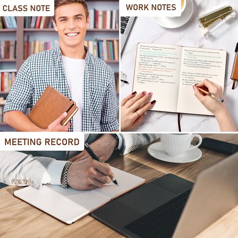 Lemome Grid Paper Notebook Hardcover Classic Notebook with Pen Holder - Page Dividers Presents 8.4 x 5.7 in in Saudi Arabia