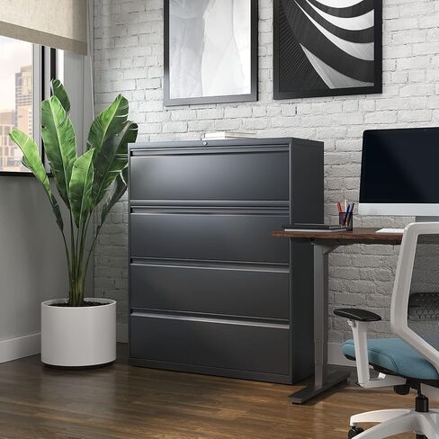 ملف Lorell 4-Drawer الجانبي ، 42 من 18-5/8 بواسطة 52-1/2 بوصة ، الفحم in Saudi Arabia