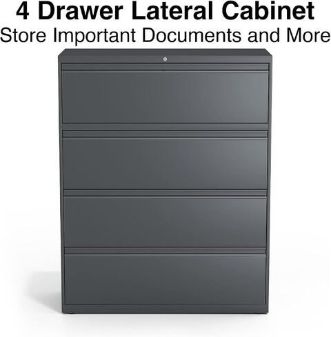 ملف Lorell 4-Drawer الجانبي ، 42 من 18-5/8 بواسطة 52-1/2 بوصة ، الفحم in Saudi Arabia
