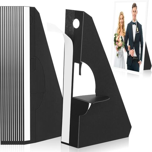 12 Pack Pack Pack Stand Self Stick Easel Back Poster Board Stand Peel Feel and Stick Self Display Display Cardboard Sign (7 ins) in Kuwait