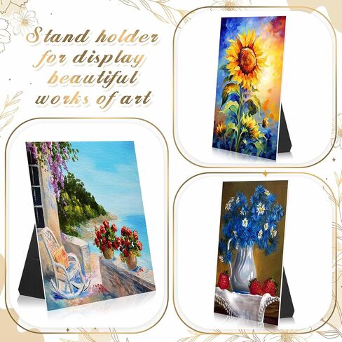 12 Pack Pack Pack Stand Self Stick Easel Back Poster Board Stand Peel Feel and Stick Self Display Display Cardboard Sign (7 ins) in Kuwait