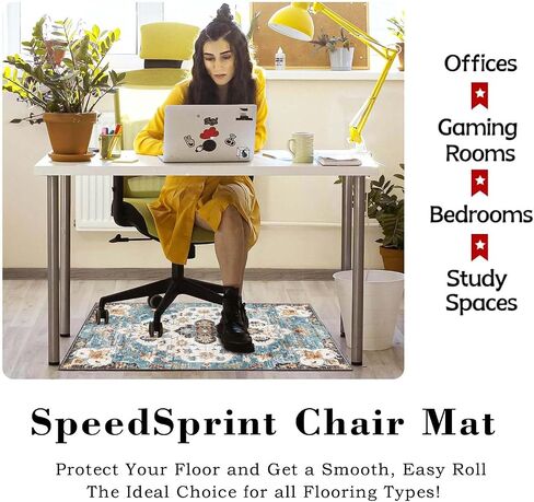 Office Chair Mat for Carpet,Desk Floor Mat for Hardwood Floors,Desk Chair Rug for Carpeted Floors in Saudi Arabia