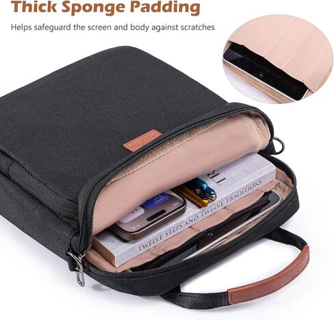 Book Carrying Bag with Shoulder Strap- Sturdy Book Sleeve with Zipper for Book Lovers- Book Protector Case in Saudi Arabia