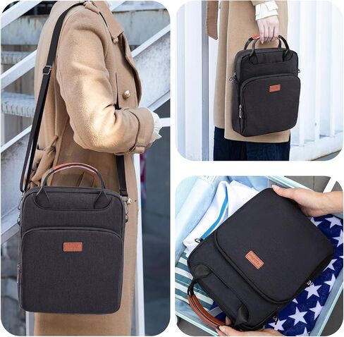 Book Carrying Bag with Shoulder Strap- Sturdy Book Sleeve with Zipper for Book Lovers- Book Protector Case in Saudi Arabia