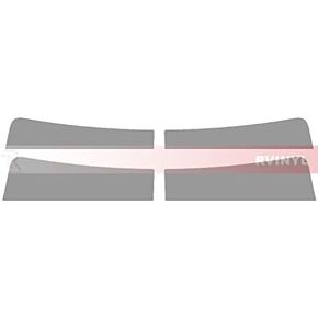 Rvinyl Window Tint Kit Compatible with GMC Sierra 2014-2018 (4 Door Crew Cab) - Back Precut Kit - 20%