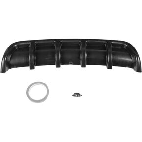 for rear bumper diffuser Gorgeri Car Rear Bumper Diffuser,ABS Material Universal Shark Fin Diffuser Rear Bumper Shark Fin (Bright black) in Saudi Arabia