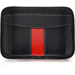 Accmor Car Side Pocket Organizer, Car Seat Pockets PU Leather Tray Pouch, Car Seat Storage Gap Filler, Phone Key Sunglasses Holder for Car Door Window Console Seat,1 Pack
