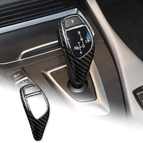 AIRSPEED Gear Shift Knob Cover Interior Trim for BMW M2 F87 M3 F80 M4 F82 M5 F83 F10 F12 F13 X5M F85 X6M F86 Accessories, Carbon Fiber