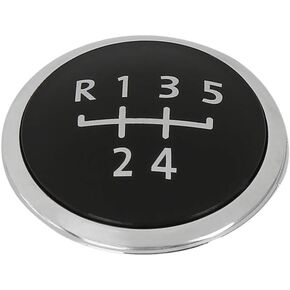 X AUTOHAUX 5 Speed Gear Shift Knob Emblem Head Badge Cover for VW Beetle Passat Golf GTI