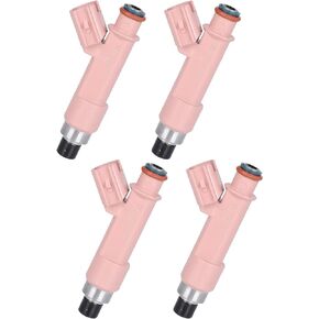 4Pcs ANGLEWIDE 12 Holes Fuel Injectors Fit for for 2012 Toyota Prius C|for 2013 Toyota Prius C|for 2014 Toyota Prius C|for 2015 Toyota Prius C|for 2016 Toyota Prius C 2325021091,842-12392,FJ1215