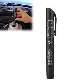 Brake Liquid Tester Brake Fluid Liquid Tester Digital Brake Fluid Tester Oil Quality Check Pen Hydraulic Fluid Liquid Oil Analyzer Auto Brake Diagnostic Testing Tool with 5 LED