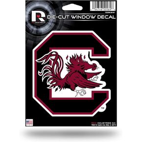 Rico Industries NCAA South Carolina Fighting Gamecocks Die Cut Vinyl Decal 5.00" x 7.00"