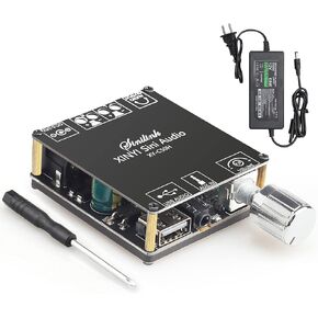 لوحة مضخم صوت بلوتوث XY-C50H TPA3116D2 رقاقة هاي فاي 12-24 فولت تيار مستمر، تدعم بطاقة الصوت USB/فلاش USB، AUX، أوضاع إدخال متعددة بلوتوث (XY-C50H فقط بدون مصدر طاقة تيار مستمر) in Kuwait