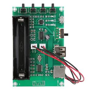 Amplifier Board, XH-A150 Digital Bluetooth Amplifier Board, 10W Rechargeable Dual Channel Audio Parts, High Power Amplifier Amp Board,Electrical Accessories