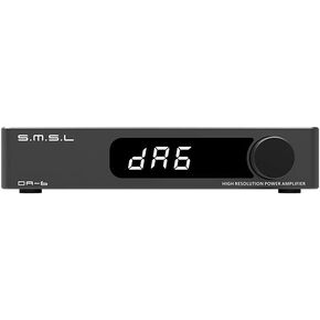S.M.S.L DA-6 Power Amplifier Mini High Resolution DA6 Amp 70W*2 with Remote Control(Black)