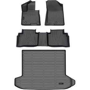 All Weather Floor Mats Cargo Mat Fit for Hyundai Tucson Gasoline 2022-2024 TPE Liners Tucson 2022-2024 Accessories Set All Season Guard Odorless Anti-Slip Floor Mats