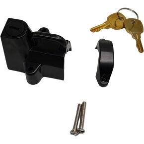 Motorcycle Helmet Lock 1-1/4" 25mm-32mm (Black)