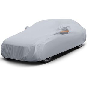 GXT All Weatherproof SUV Car Cover for Outdoor Automobiles, Heavy Duty TPE Fabric Full Protection for Rain Dirty Snow UV and Wind, Universal Fit for Compact or Full-Size SUV up to 190 inch