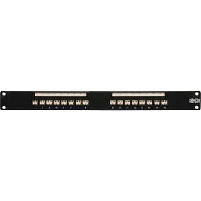 Tripp Lite Square D N490-016-LCLC Fiber Patch Panel, 1U, LC/LC - 16 Port, Black
