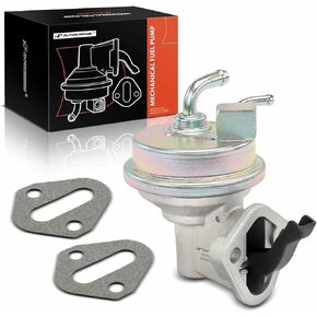 A-Premium Mechanical Fuel Pump with spring Compatible with Chevrolet, Buick, GMC, Oldsmobile & Pontiac Models - Malibu, Impala, Camaro, Blazer, Caprice, B60, C10 Pickup, C10 Suburban, C20, C30, G10
