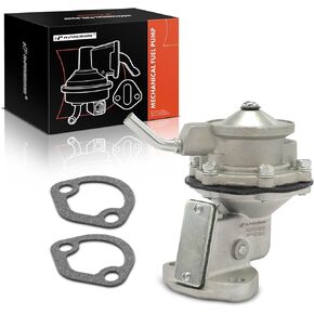 A-Premium Mechanical Fuel Pump with Gasket Compatible with Volkswagen Beetle 1966-1970, Karmann Ghia 1966-1970, Transporter 1966-1970, 1.2L 1.3L 1.5L 1.6L, Replace# 113127025D, 211127025
