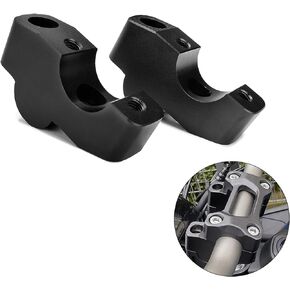 Motorcycle Handlebar Handle Bar Riser Heighten Compatible with Honda CB650R CB300R CB250R CB500F CB500X (Black)