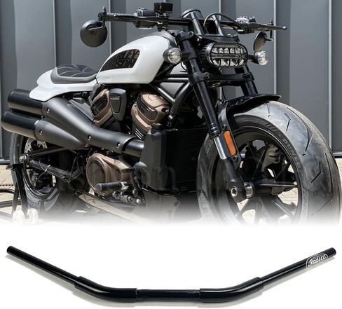 مقود سحب مخصص للدراجات النارية 1-1/4 بوصة 7/8 بوصة 22 مم مقود للرياضي S 1250 RH1250S Nightster 975 2021-2023 (Black Nightster 975) in Saudi Arabia